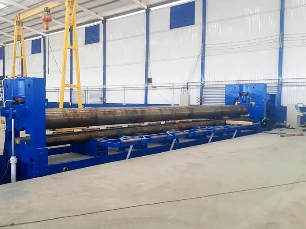 13-Meter Bending Machine Installed in Mexico for Ultra-Long Oil Tank Trucks