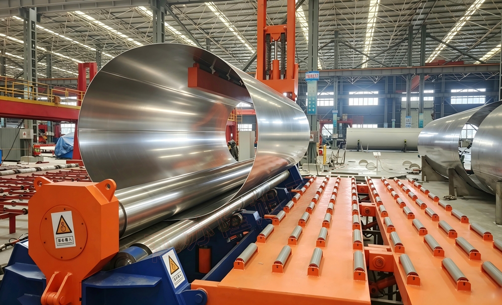 W12-12x8000 Four Roller Plate Rolling Machine