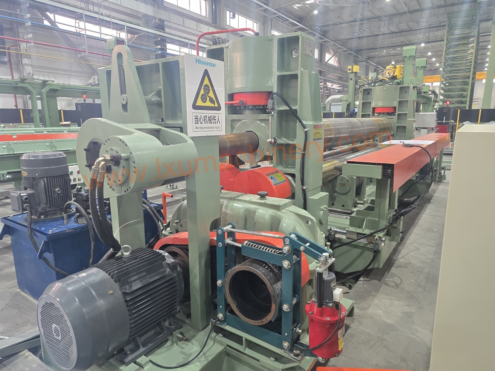 Longxu Heavy Industry's Self-developed Automatic Plate Rolling Production Line Officially Delivered to Hisense Hitachi